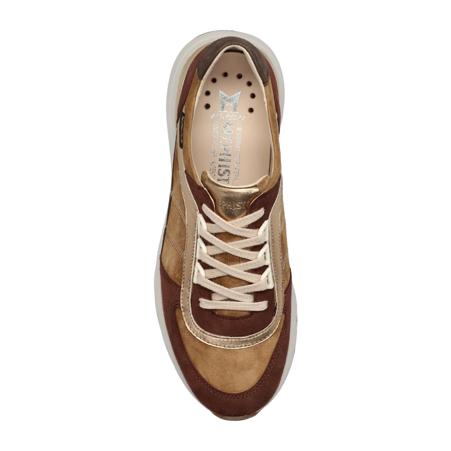 lacets femme modèle Cilia chataigne - Mephisto